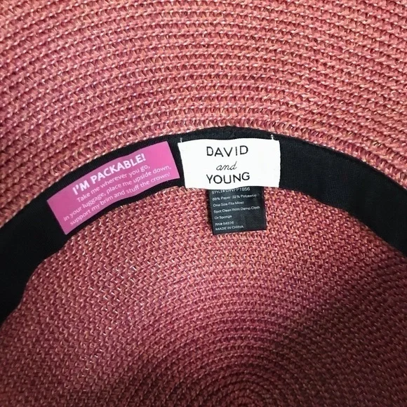 Boho Floppy Woven Wide Brim Hat - Picture 3 of 3